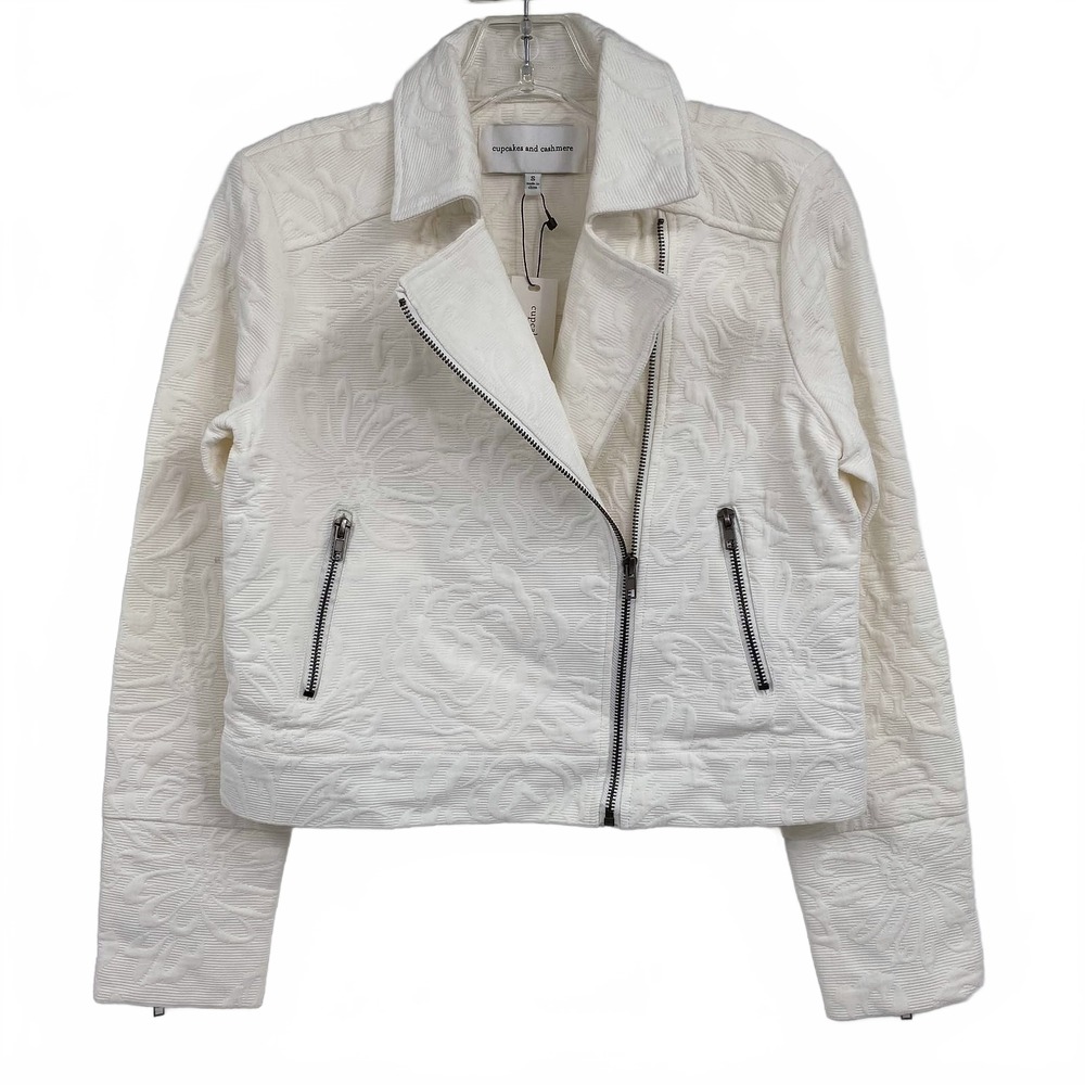 Cupcakes & Cashmere Cream Utility Jacket Floral Print | Womens S